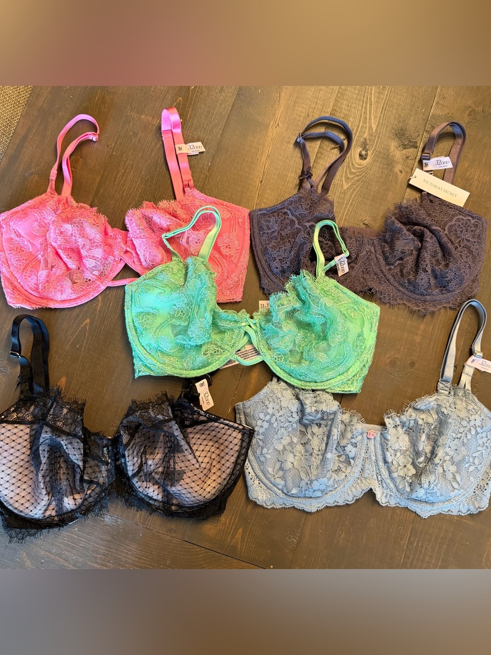 Victoria’s Secret Dream Angels Unlined Push Up Without Padding 32DDD Bras NWT